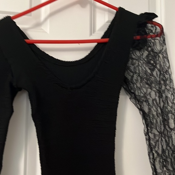 VINTAGE MADONNA LACE BLACK 👗 DRESS - Picture 14 of 17